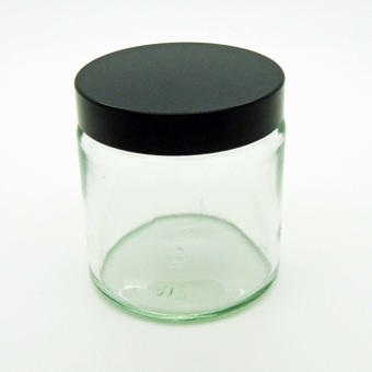 Clear Glass Ointment Jar 120ml