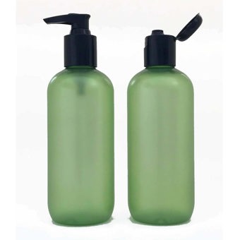 Green Frosted Plastic Bottle 300ml