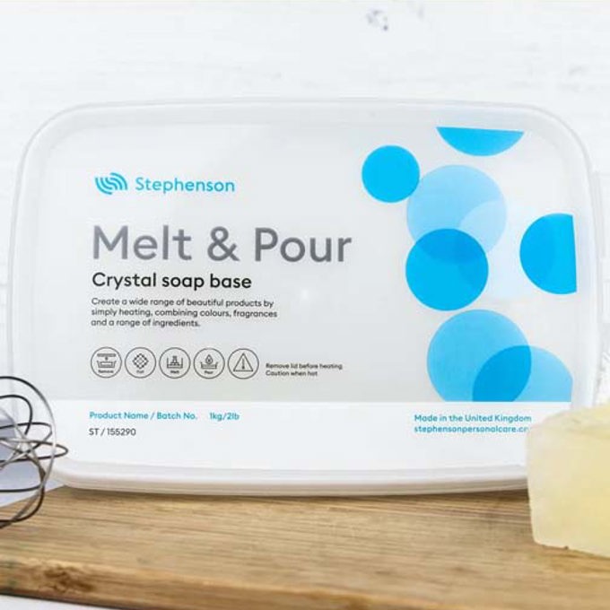 MYO Clear Melt And Pour Soap Base Crystal Clear